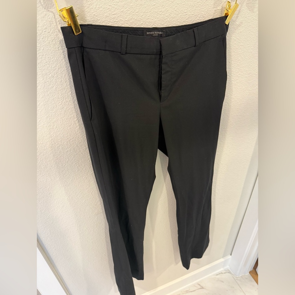 Banana Republic Black Logan Pants size 10